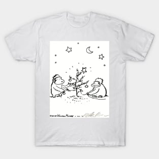 Apes Set up Christmas Tree T-Shirt